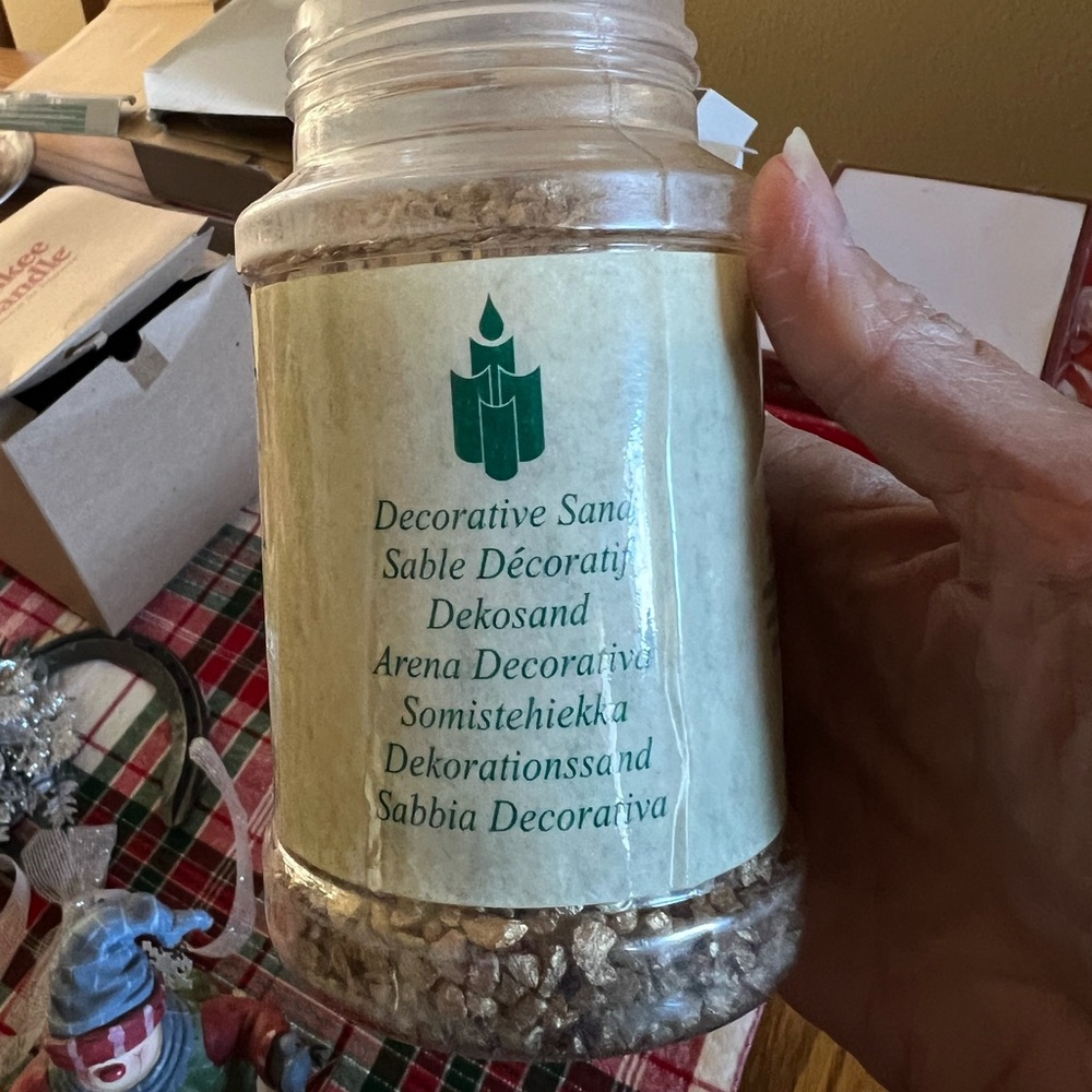 PartyLite Decorative Gold Sand